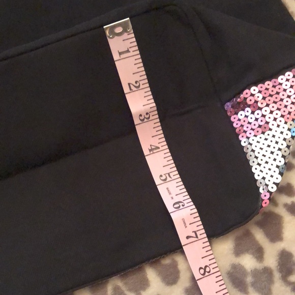 Victoria’s Secret Logo Sequin Stripe Weekender Duffle Travel Bag Pink Bling - Picture 15 of 16